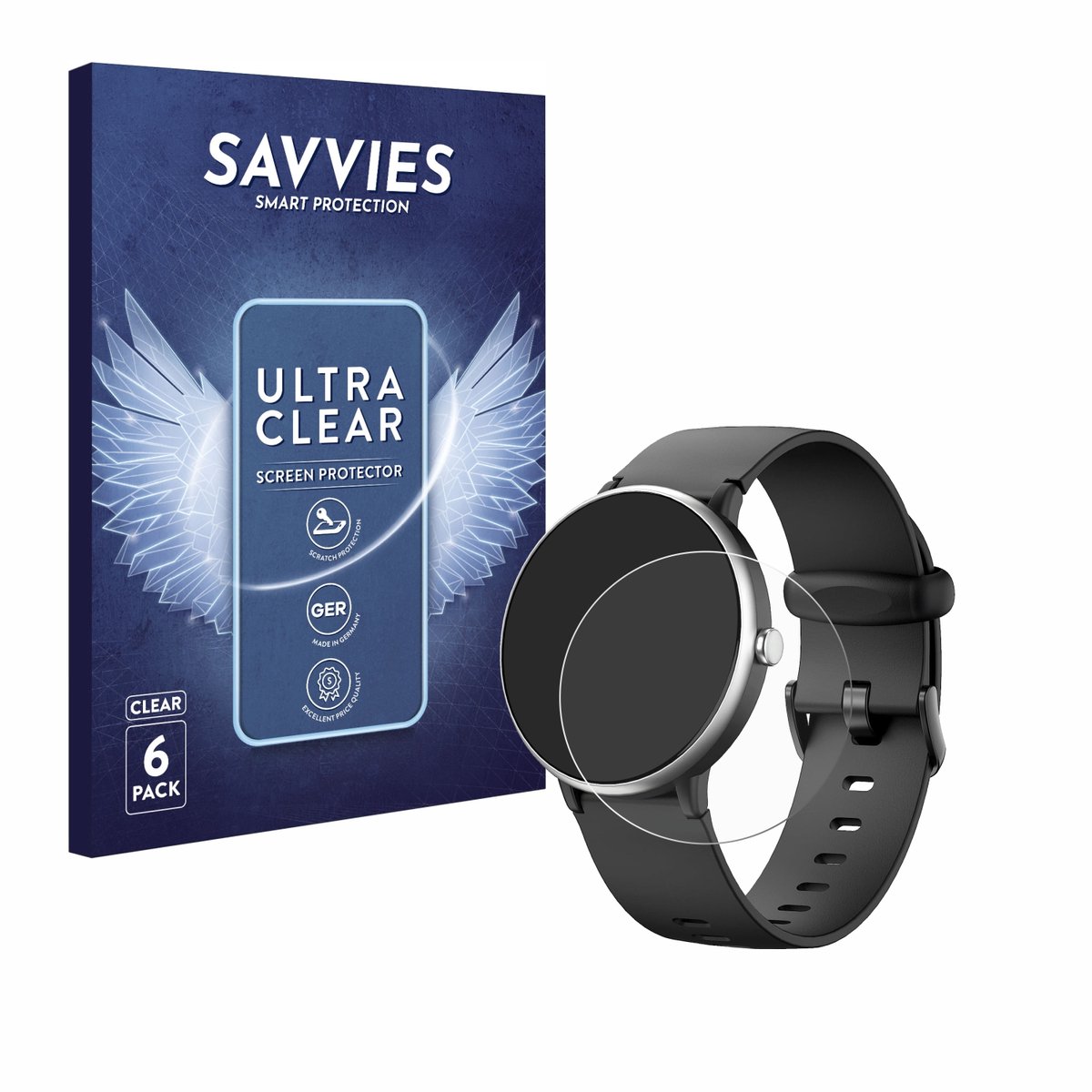 Savvies - Screenprotector voor DIGEEHOT H39r - Folie Beschermfolie transparant 6 Stuks
