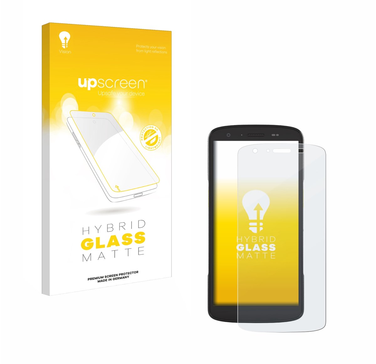 upscreen - Screenprotector voor Zebra TC22 / TC27 - Folie Beschermfolie Beschermglas matte