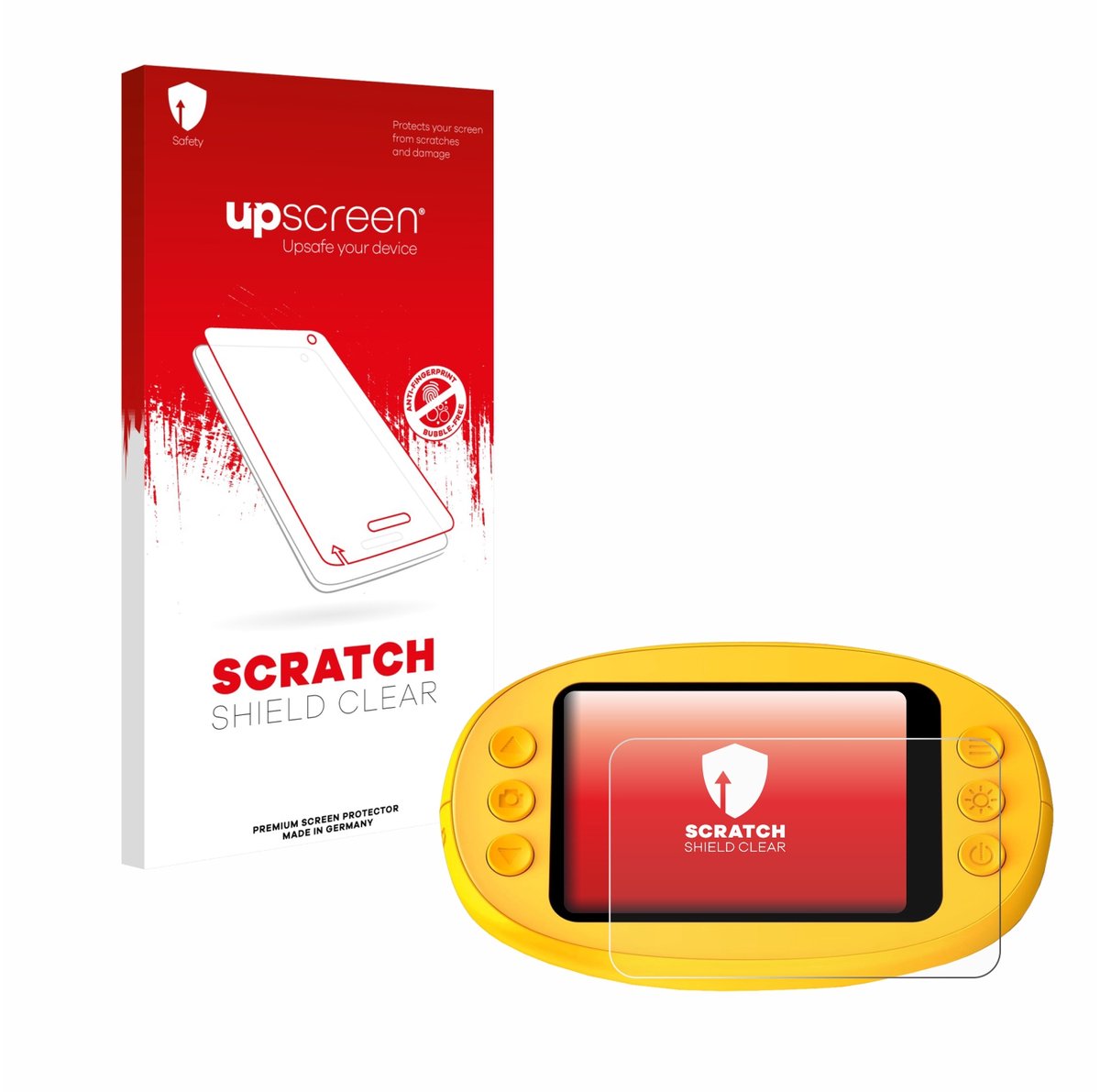 upscreen - Screenprotector voor Ashfly inskam 382 - Folie Beschermfolie transparant