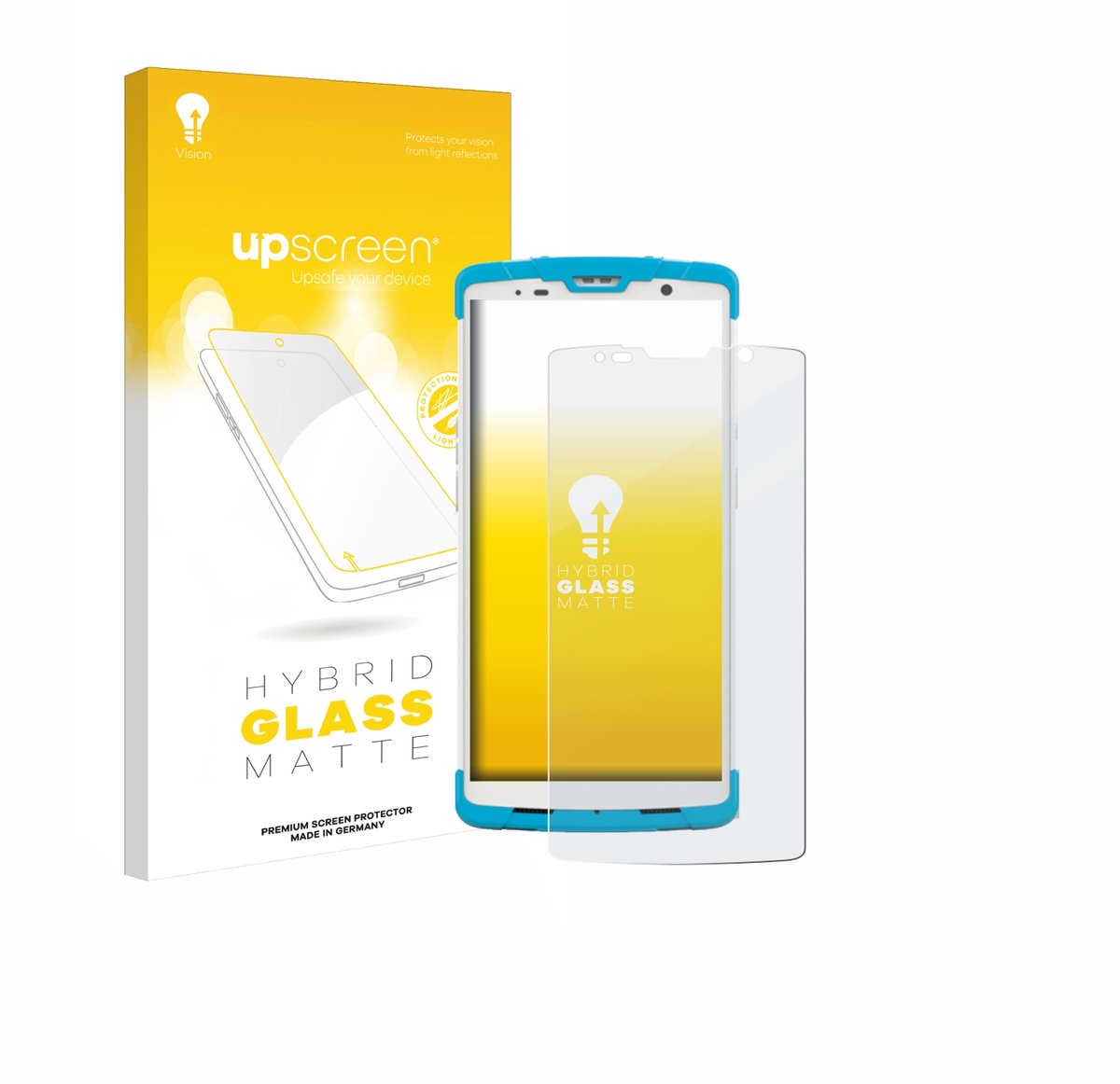 upscreen - Screenprotector voor Newland SD55 Lynx MD - Folie Beschermfolie Beschermglas matte