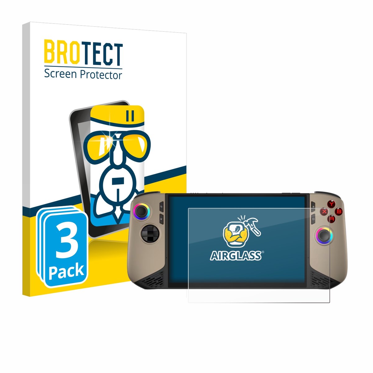 Screenprotector 3 Stuks voor MSI Claw 8 AI+ Beschermglas transparant