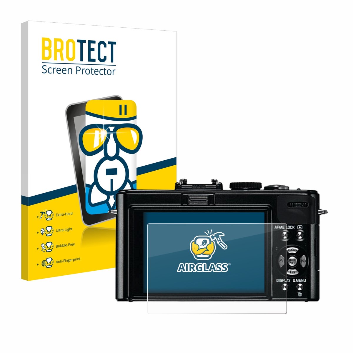 Screenprotector voor Leica D-Lux 5 Beschermglas transparant