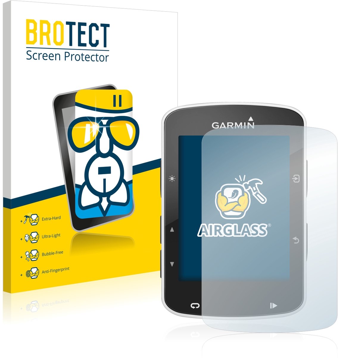Screenprotector voor Garmin Edge 520 / 820 Beschermglas transparant