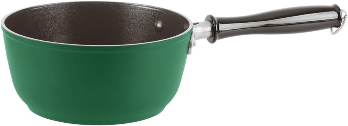 Kleine Aluminium Pan met Antiaanbaklaag in Groen, 18 cm