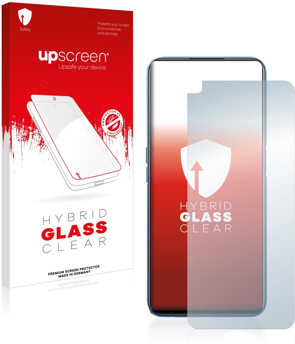upscreen - Screenprotector voor realme 8 5G - Folie Beschermfolie Beschermglas transparant
