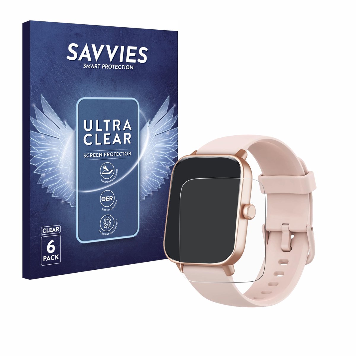 Savvies - Screenprotector voor Enomir IDW19 - Folie Beschermfolie transparant 6 Stuks