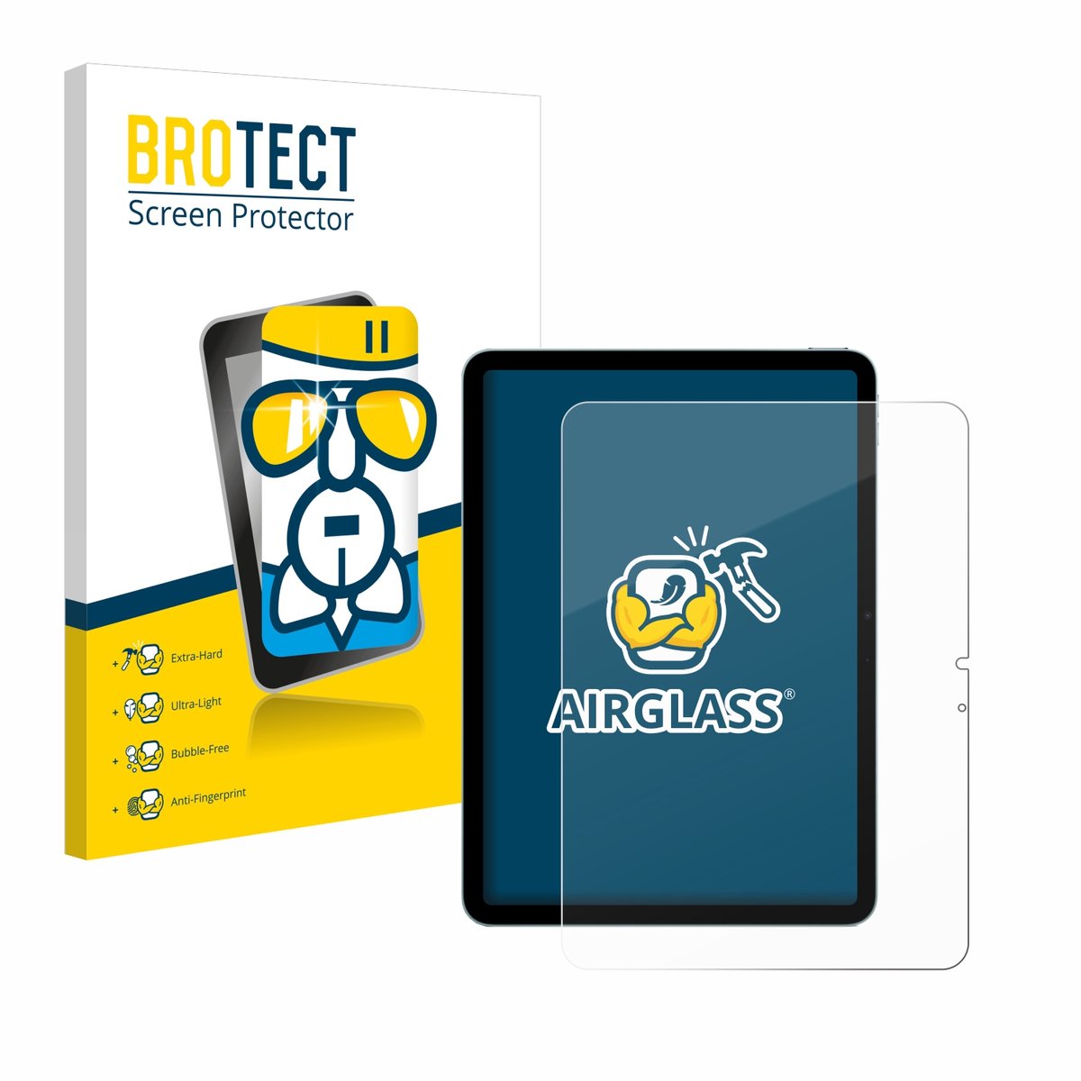 Screenprotector voor Apple iPad Air 11" M2 2024 Beschermglas transparant