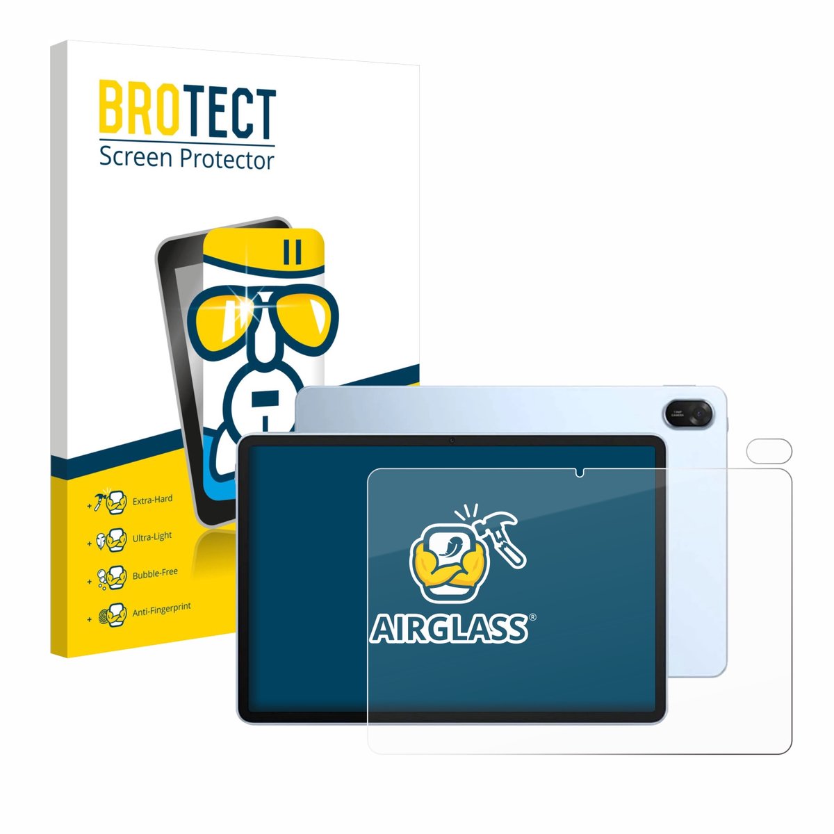 Screenprotector voor Huawei MatePad 11.5" 2026 (Voor+Camera) Beschermglas transparant