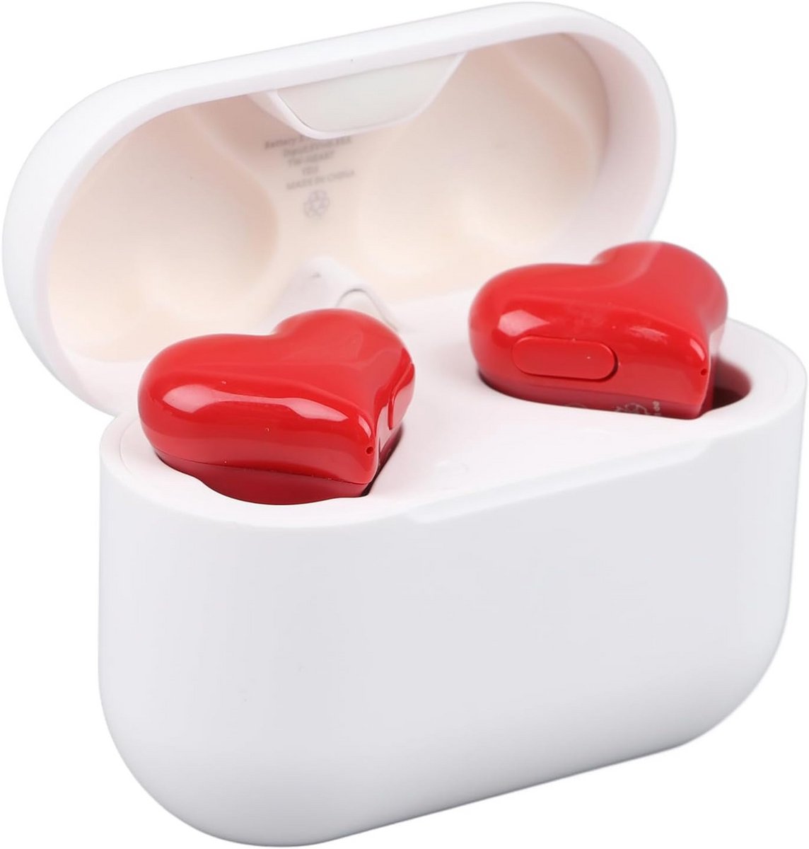 Hartvormige Draadloze Oordopjes - Bluetooth Oortelefoons met Oplaadcase voor Sport en Reizen