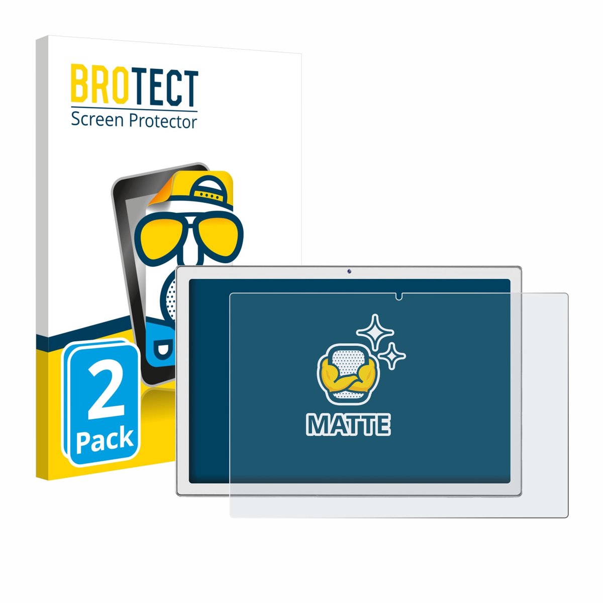 BROTECT - Screenprotector voor KADYBE D105 10.1" - Folie Beschermfolie matte 2 Stuks