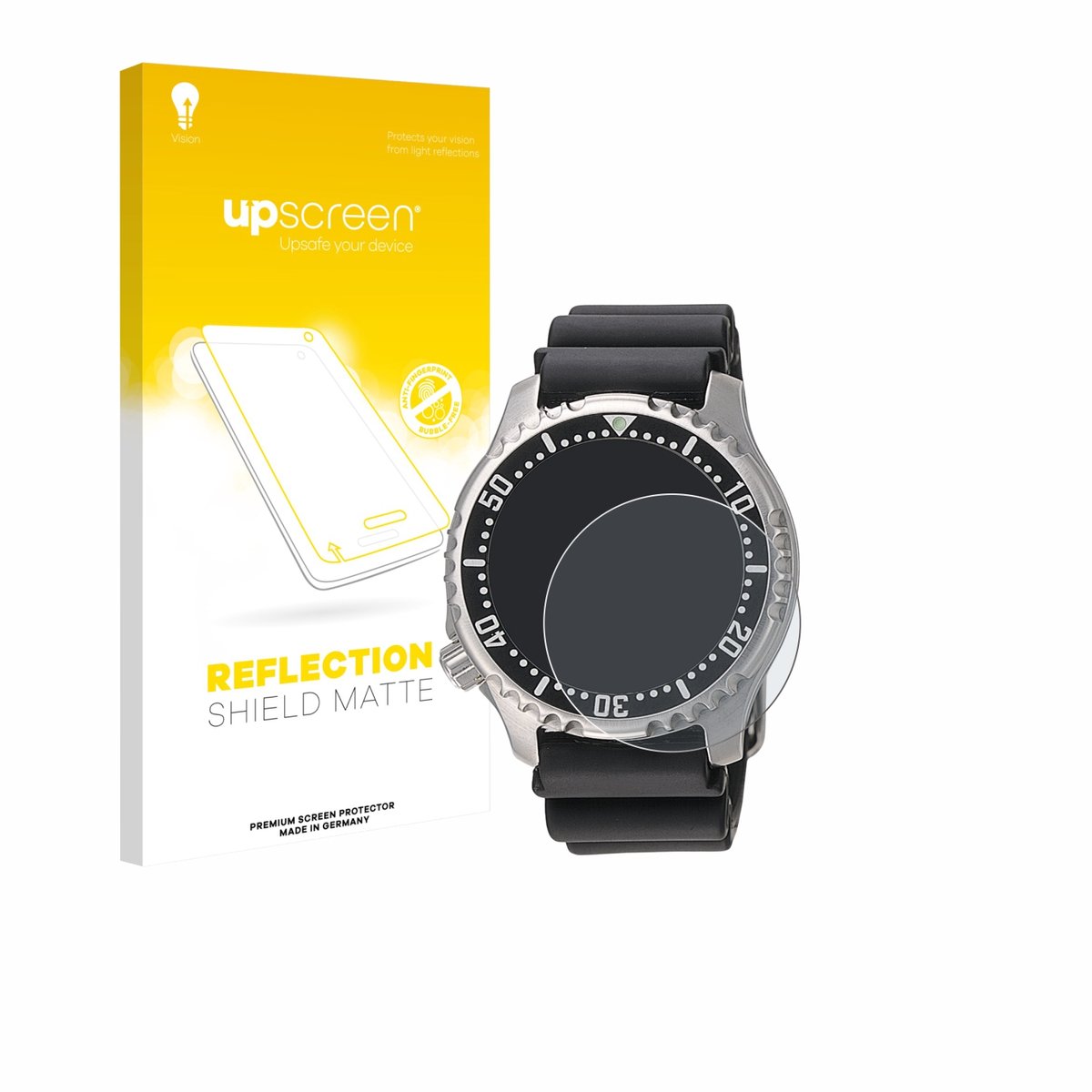 upscreen - Screenprotector voor Citizen NY0040 - Folie Beschermfolie anti glare matte