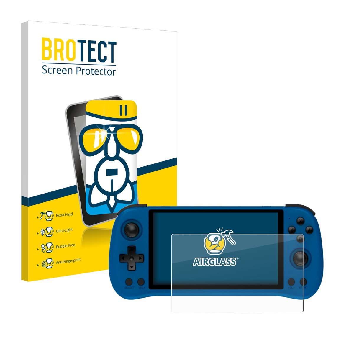Screenprotector voor Powkiddy X55 Beschermglas transparant