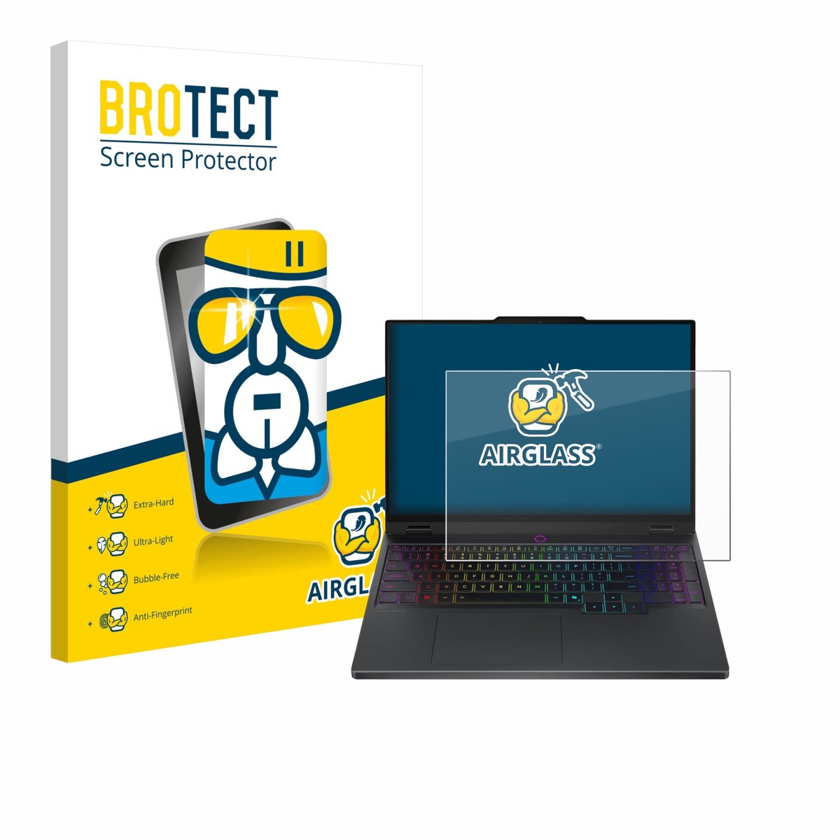 Screenprotector voor Lenovo Legion 5 15IRX10 83LY Beschermglas transparant