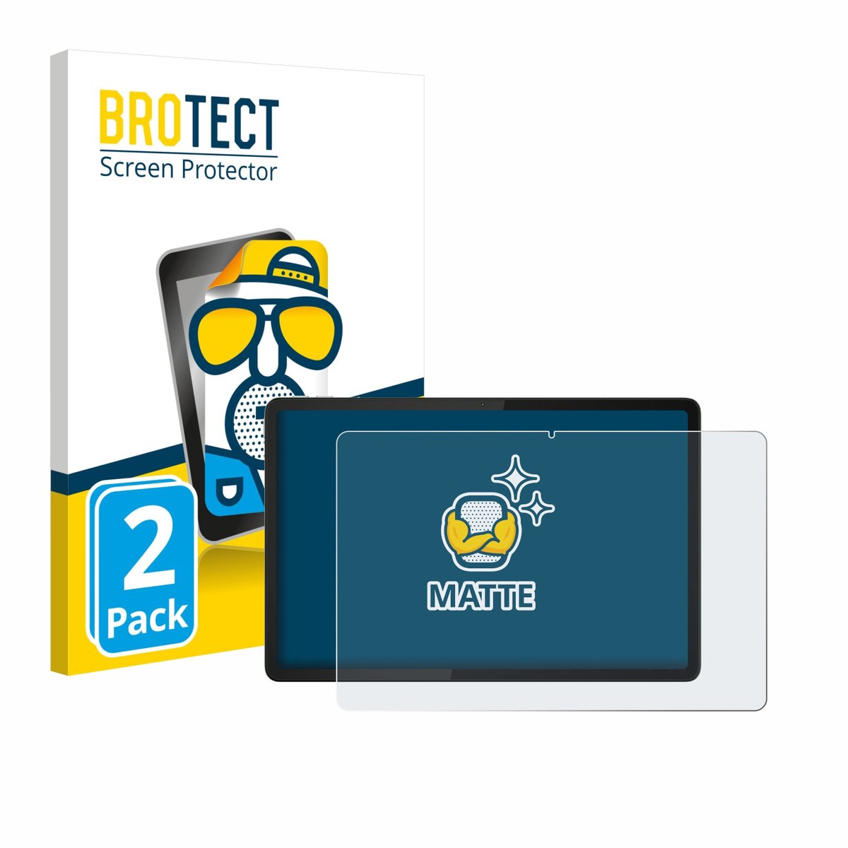 BROTECT - Screenprotector voor Lenovo Tab K11e - Folie Beschermfolie matte 2 Stuks