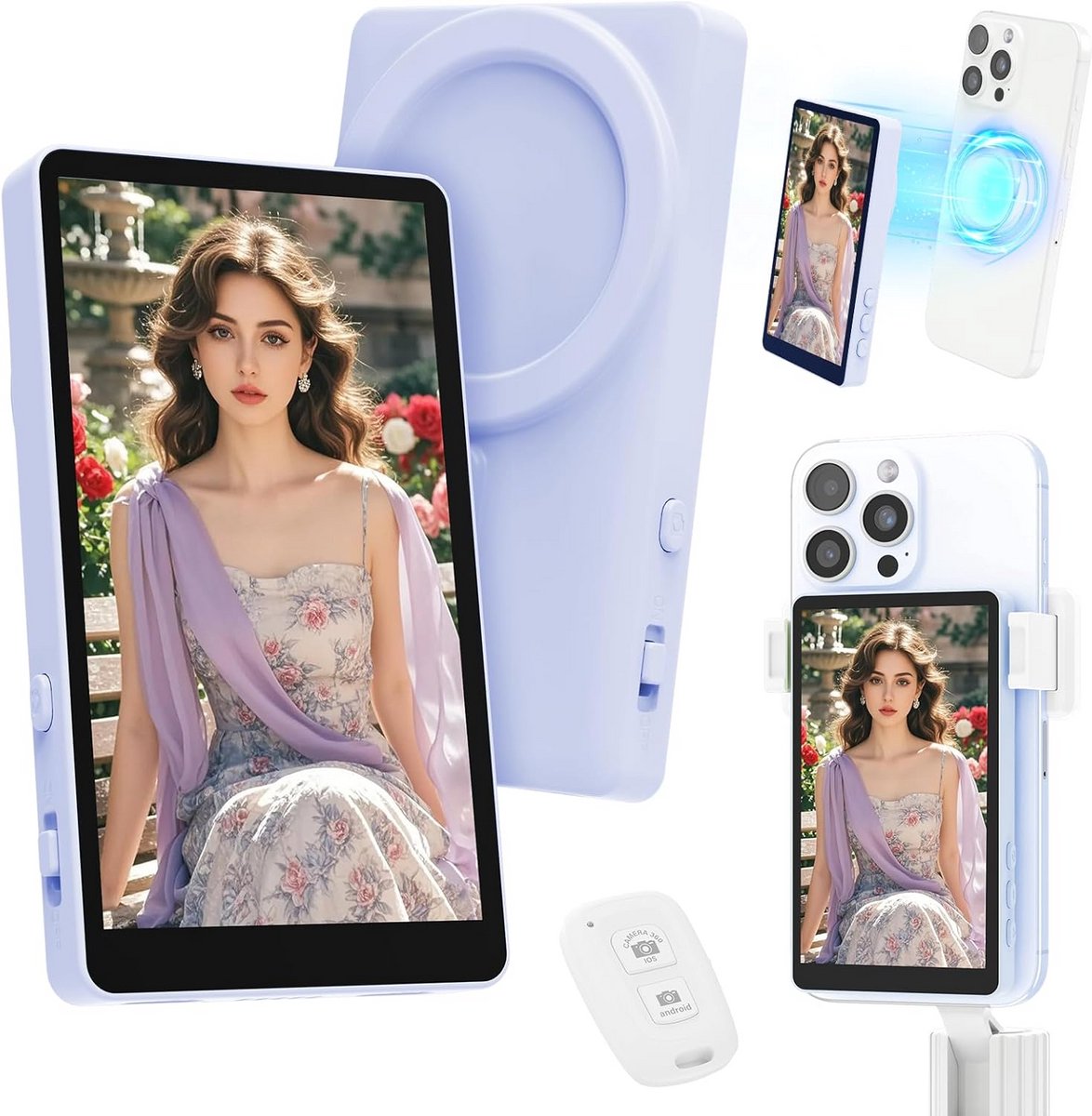 Professionele Fotografie Kit voor Smartphone: Ringlamp, Statief & Afstandsbediening