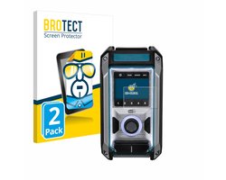 BROTECT - Screenprotector voor Makita DMR115 - Folie Beschermfolie transparant 2 Stuks