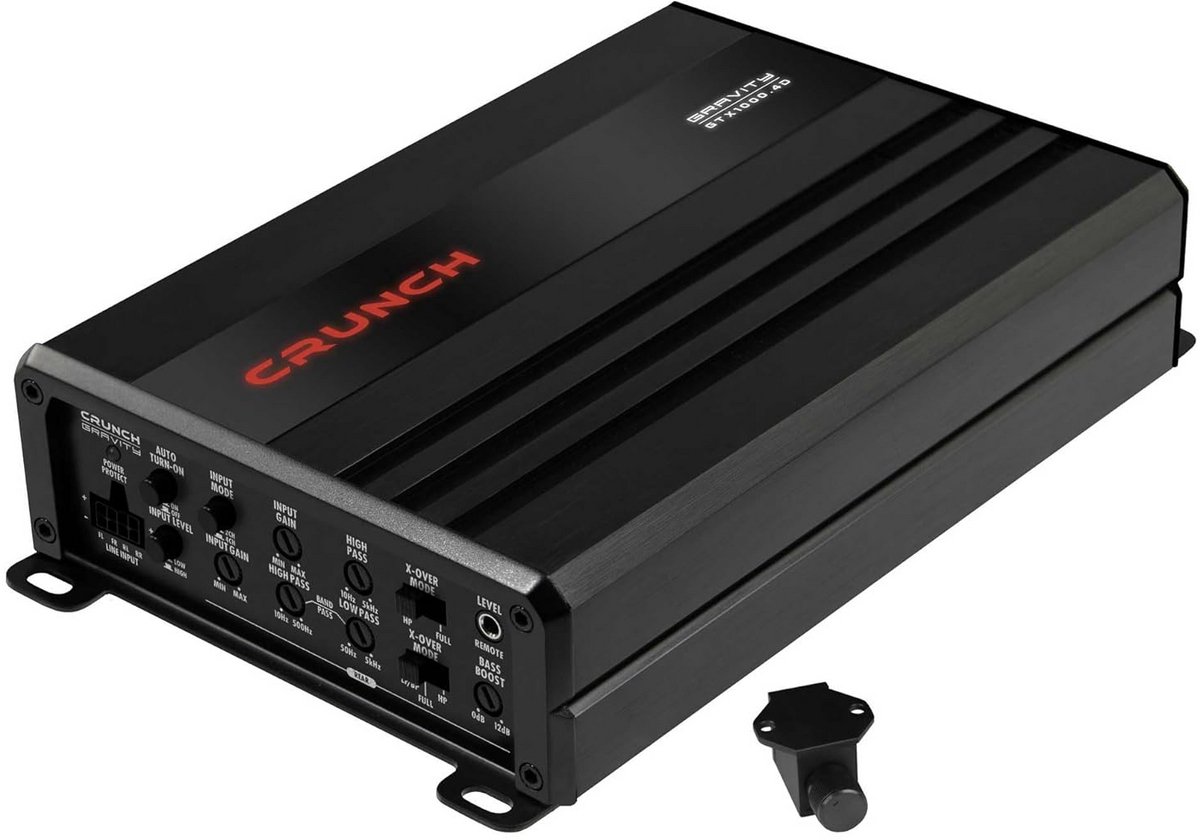 4-Kanaals Klasse D Versterker 1000W Max - Compacte Mini Auto Audio Eindversterker