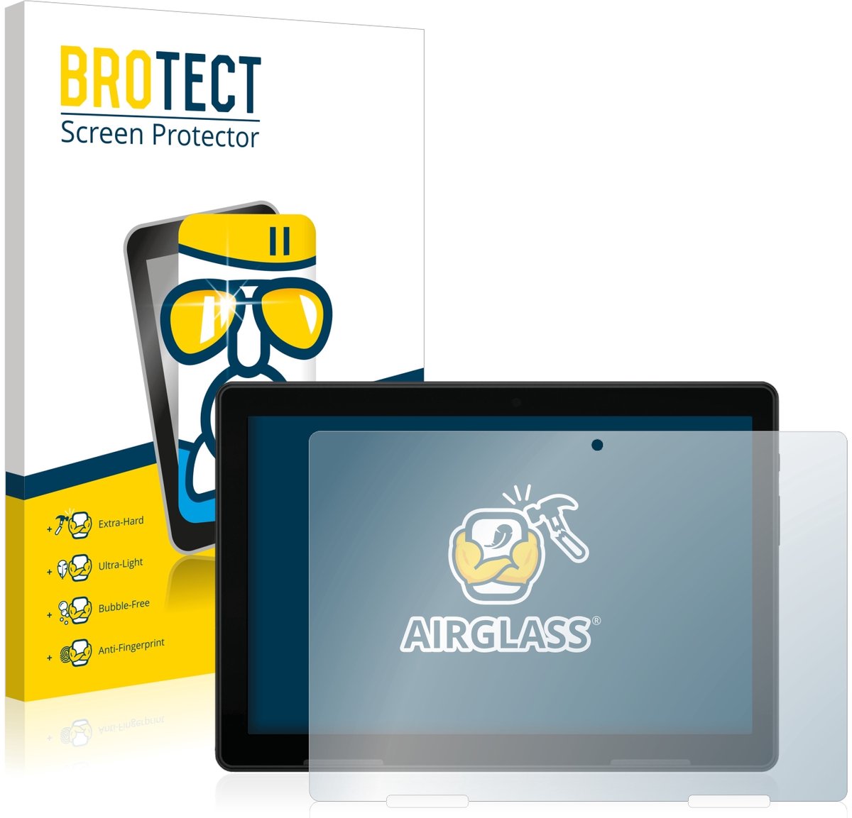 Screenprotector voor MEDION Lifetab E10814 Beschermglas transparant