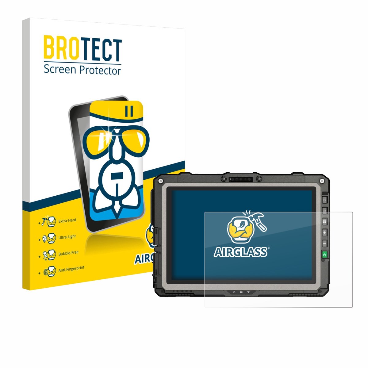 Screenprotector voor Getac UX10 G3 Beschermglas transparant