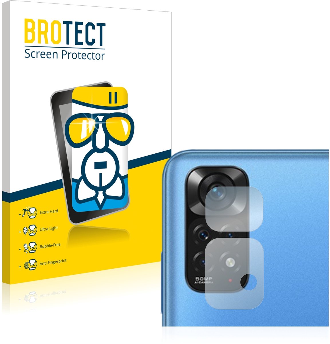 Screenprotector voor Xiaomi Redmi Note 11 (ALLEEN Camera Lens) Beschermglas transparant