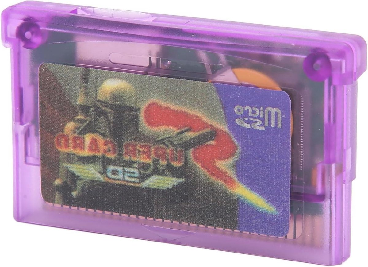 Allecto- Geheugenkaart voor Videogames - GBA - Compatibel voor GBA SP - Superkaart - Instant Game Loads - Geschikt voor NDS Lite - Zwart model