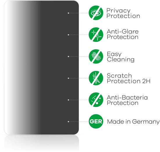 upscreen - filtre de confidentialité pour Dell Professional P2723DE - filtre de confidentialité filtre d'écran filtre de lumière bleue