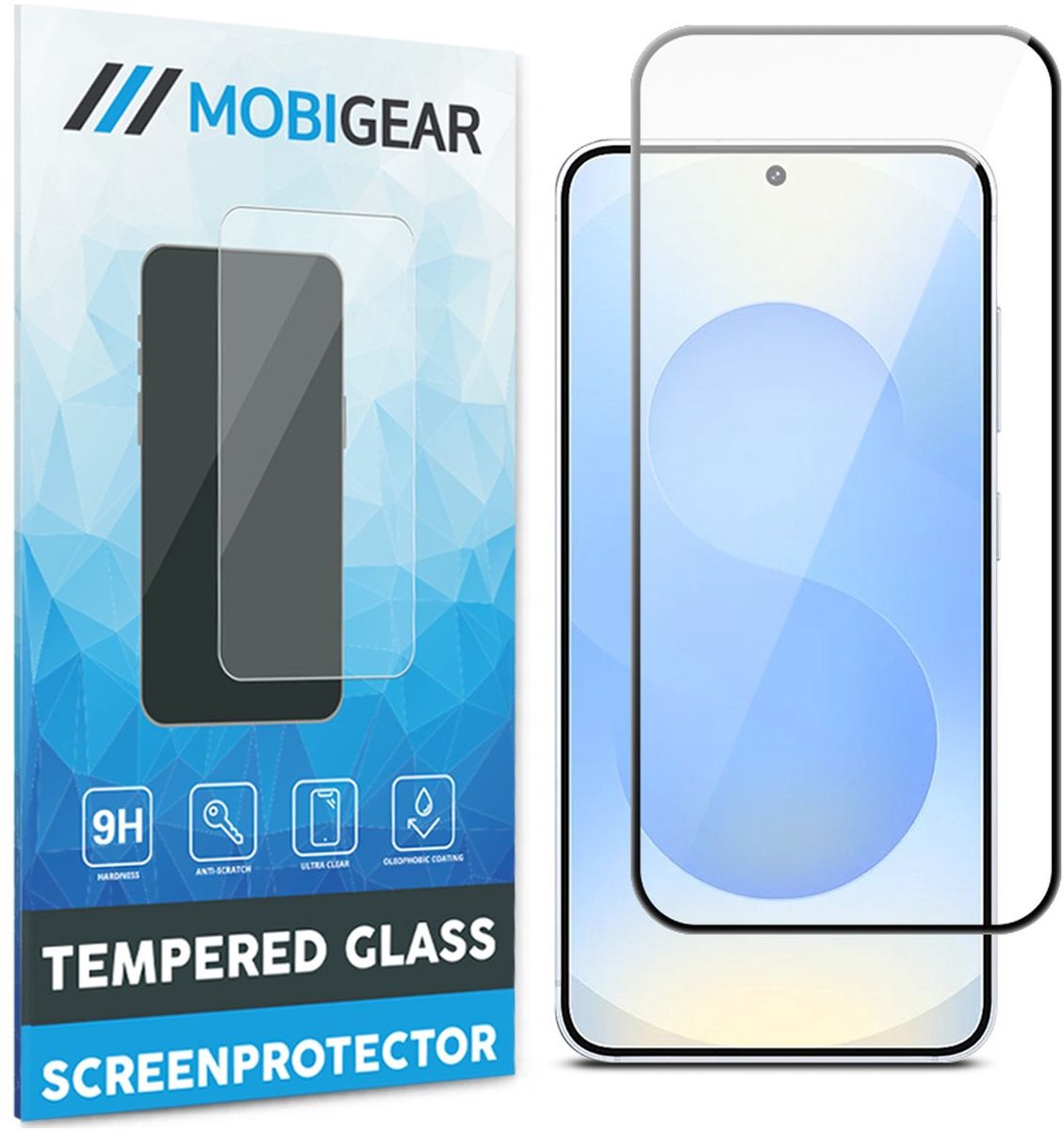 Mobigear Screenprotector geschikt voor Samsung Galaxy S26 Glazen | Mobigear Premium Screenprotector - Case Friendly