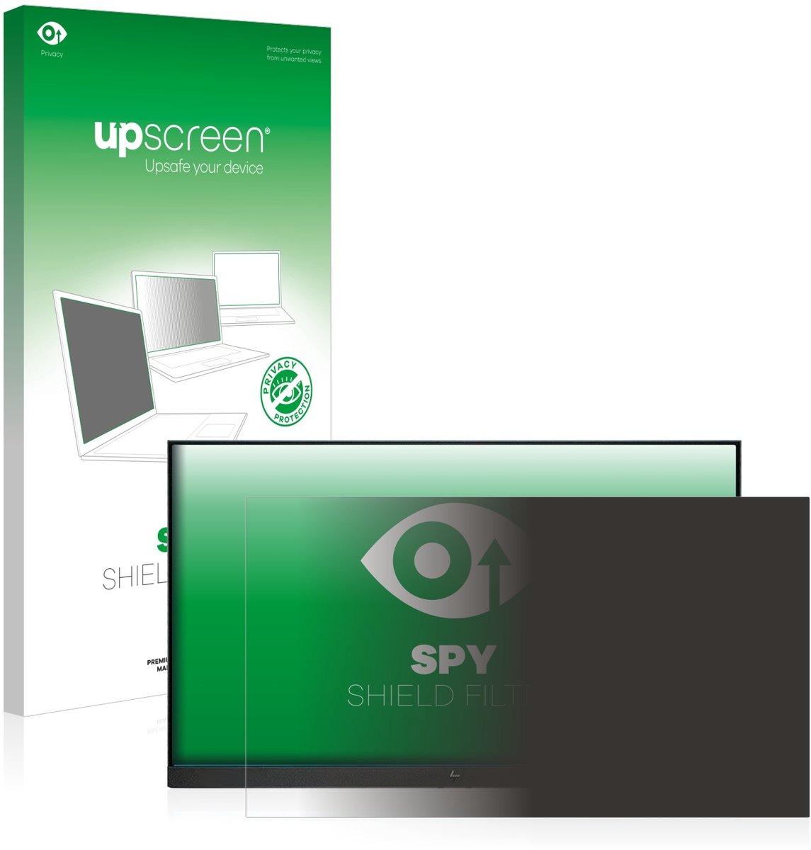 upscreen - privacyscherm voor HP E24i G4 WUXGA-Monitor - privacy filter screenfilter Blauwlichtfilter