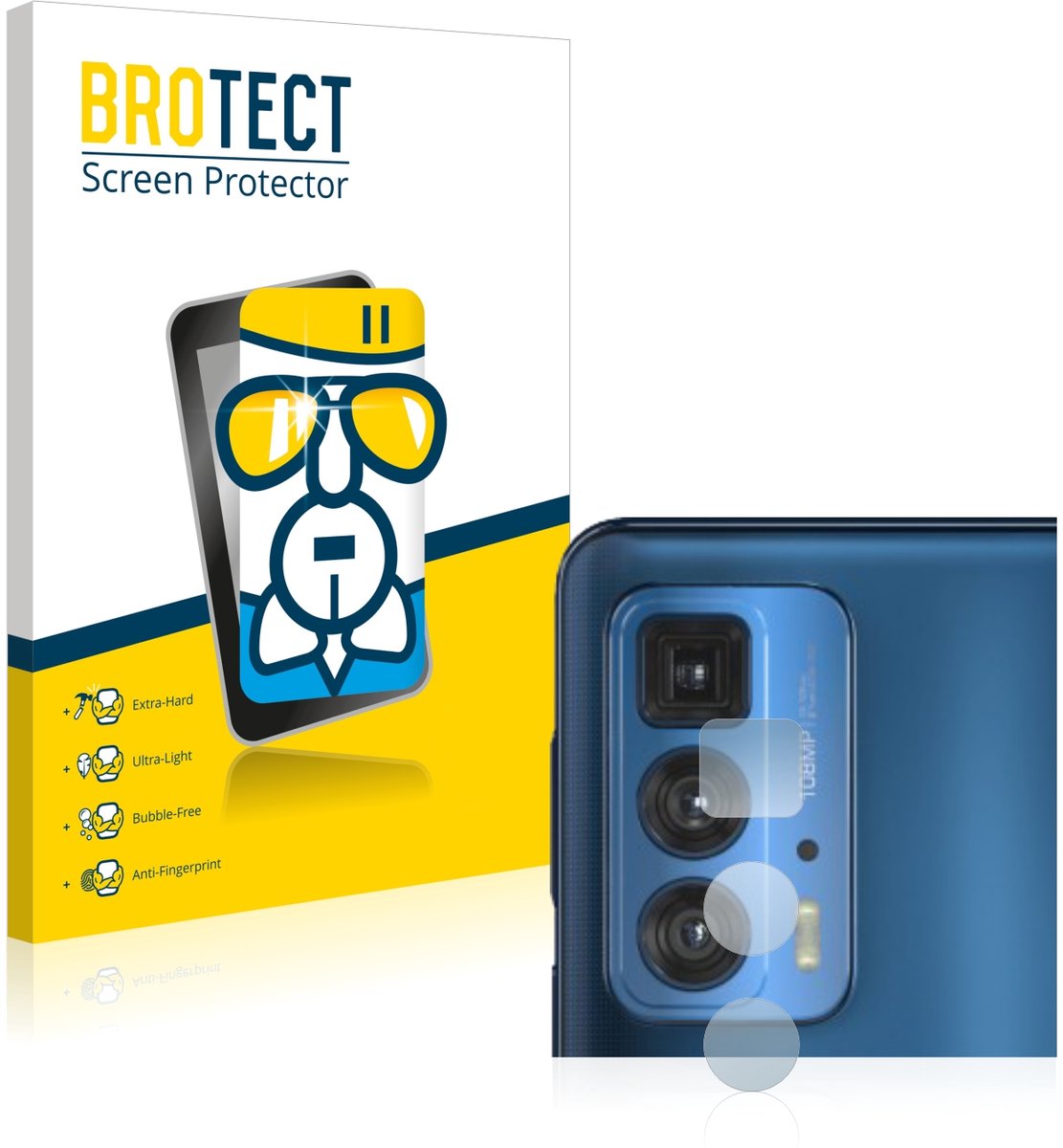 Screenprotector voor Motorola Edge 20 Pro (ALLEEN Camera Lens) Beschermglas transparant
