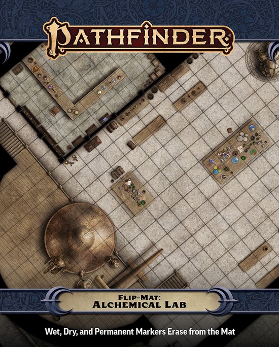 Pathfinder Flip-Mats- Pathfinder Flip-Mat: Alchemical Lab - cover