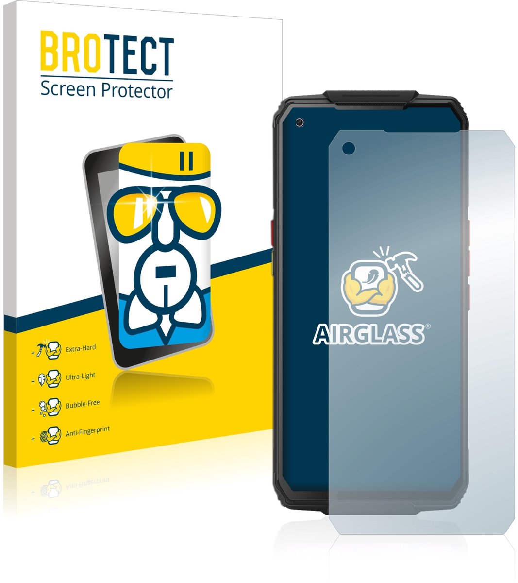 Screenprotector voor Oukitel WP7 Beschermglas transparant