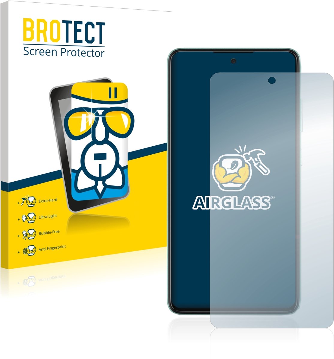 Screenprotector voor Samsung Galaxy A52 / 5G Beschermglas transparant