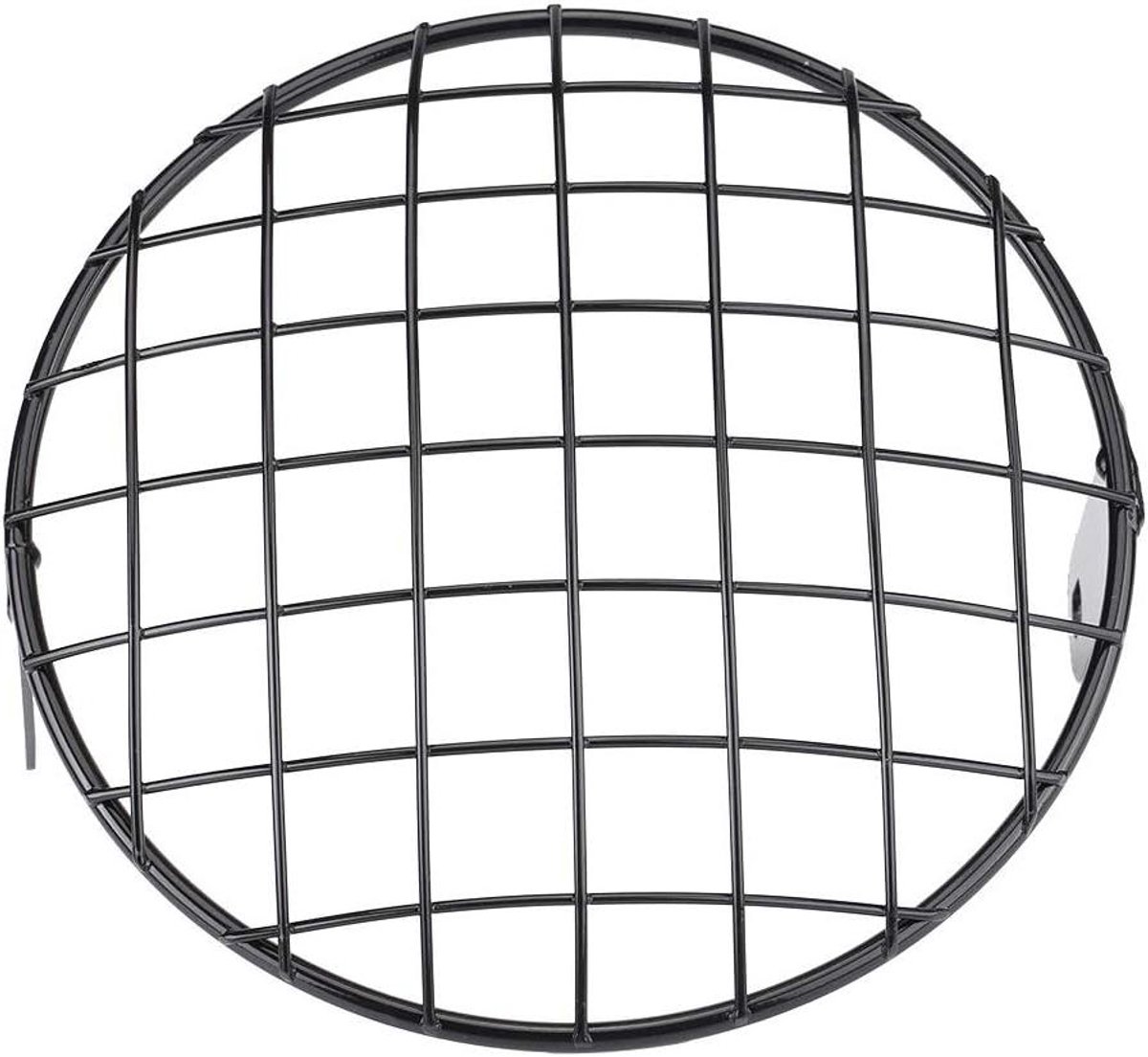 Allecto- Koplamp Grille - Beschermende Mesh - Zwart - Front Modificatie - Diamant Rooster - Geschikt voor Motorfiets - Autocycle.