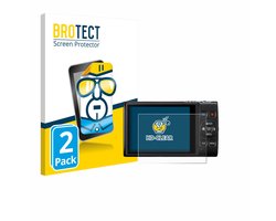 BROTECT - Screenprotector voor Canon Digital Ixus 285 hs - Folie Beschermfolie transparant 2 Stuks