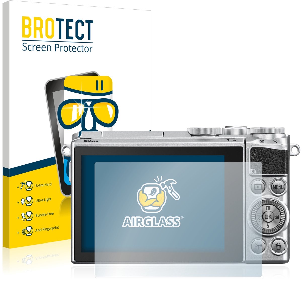 Screenprotector voor Nikon 1 J5 Beschermglas transparant