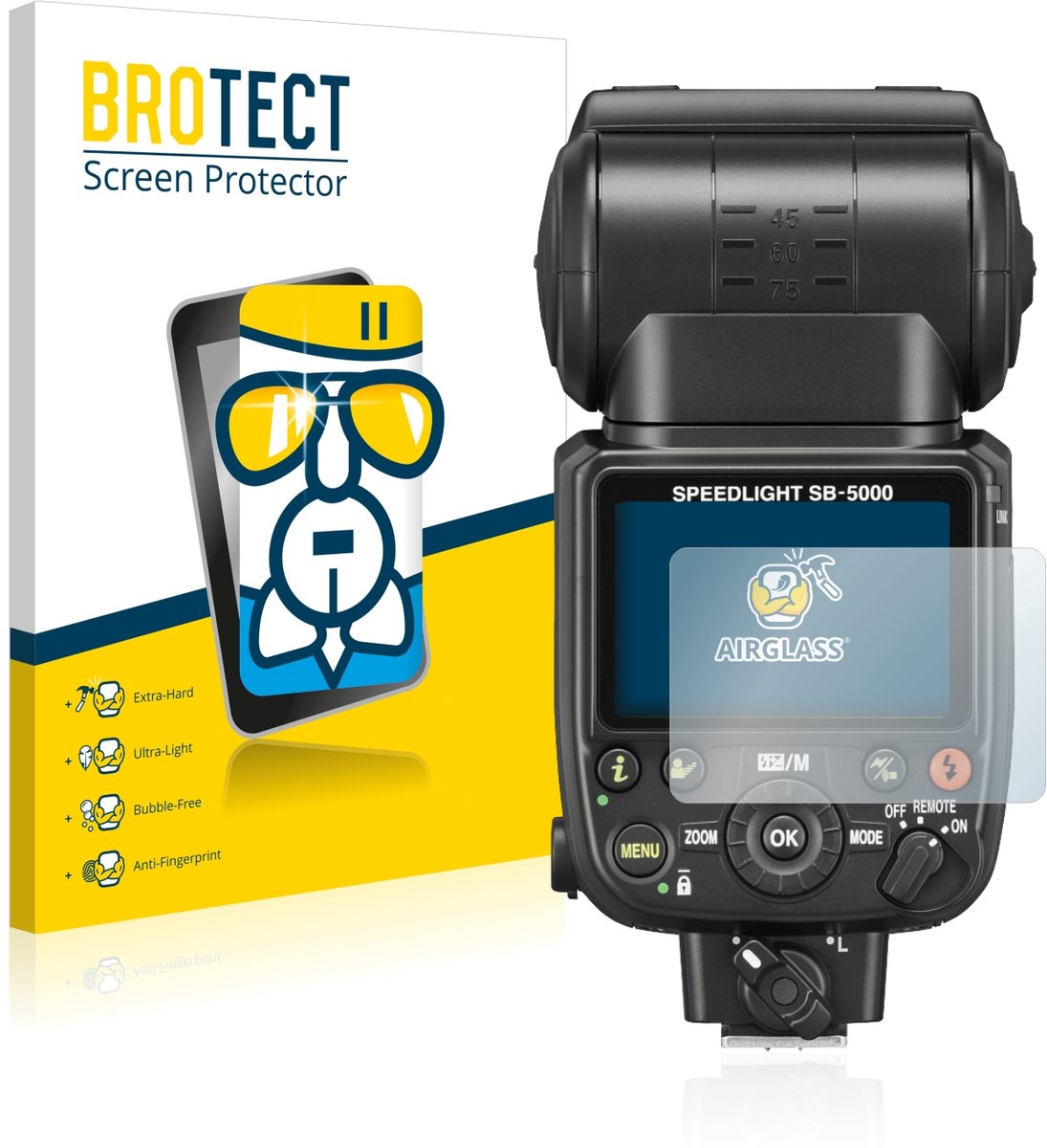 Screenprotector voor Nikon SB-5000 Beschermglas transparant