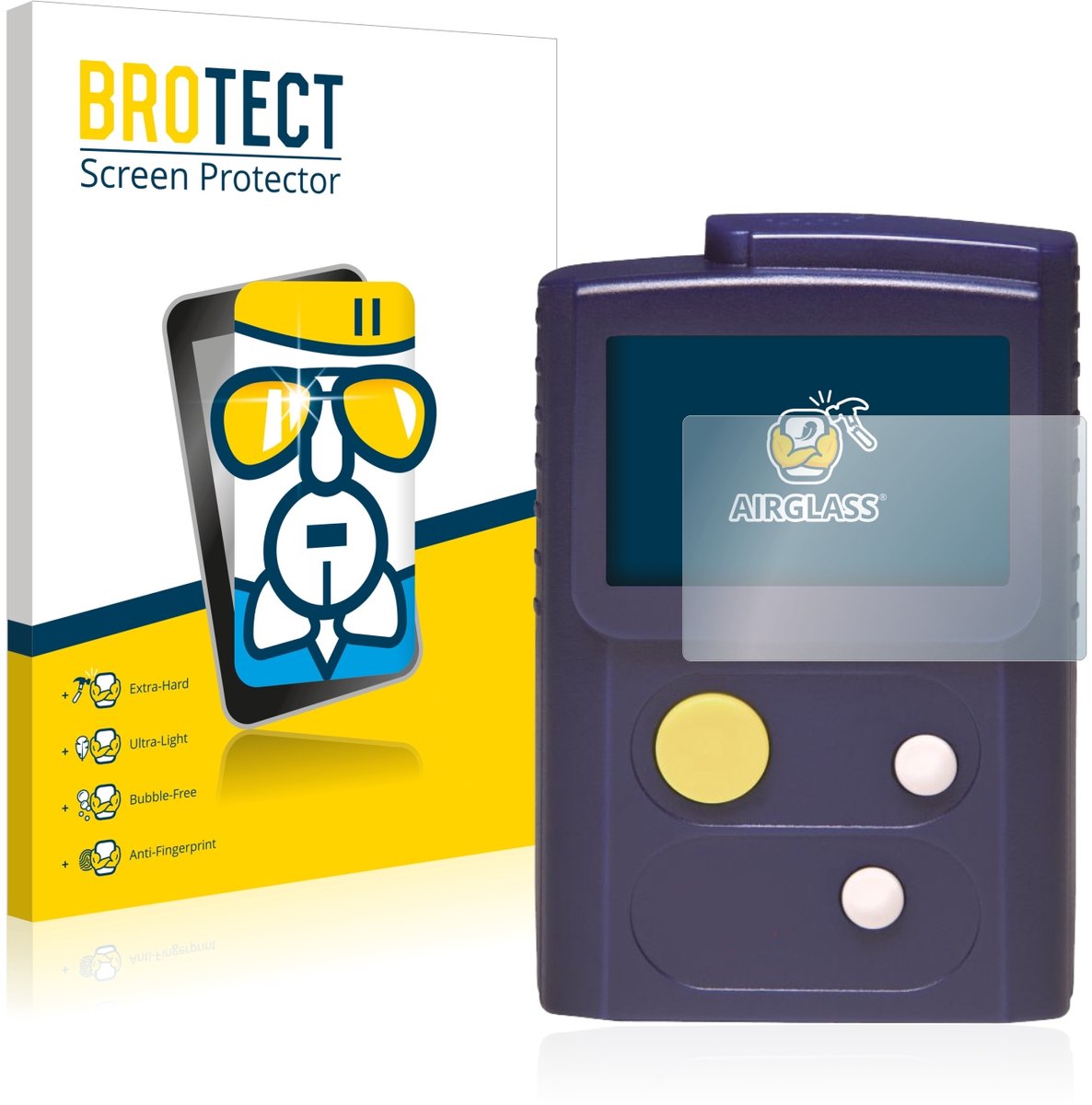 Screenprotector voor Swissphone RES.Q Beschermglas transparant