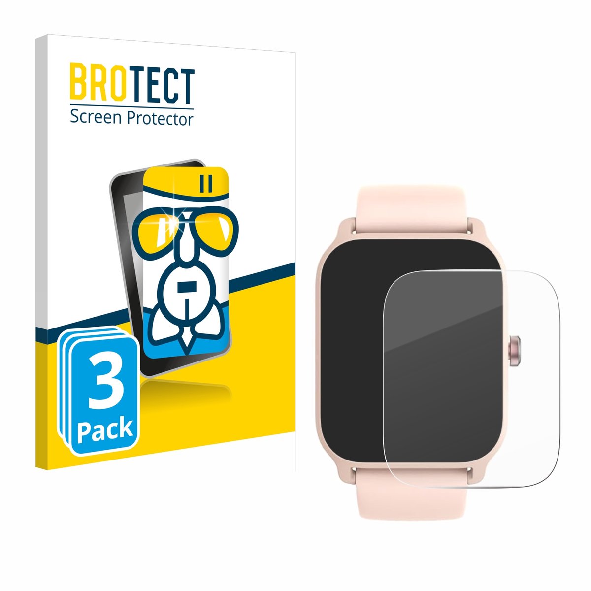 Screenprotector 3 Stuks voor IFMDA IDW13 1.8" Beschermglas transparant