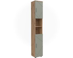 Vicco Irma Badkamerkast – 30 x 192 cm Saliegroen
