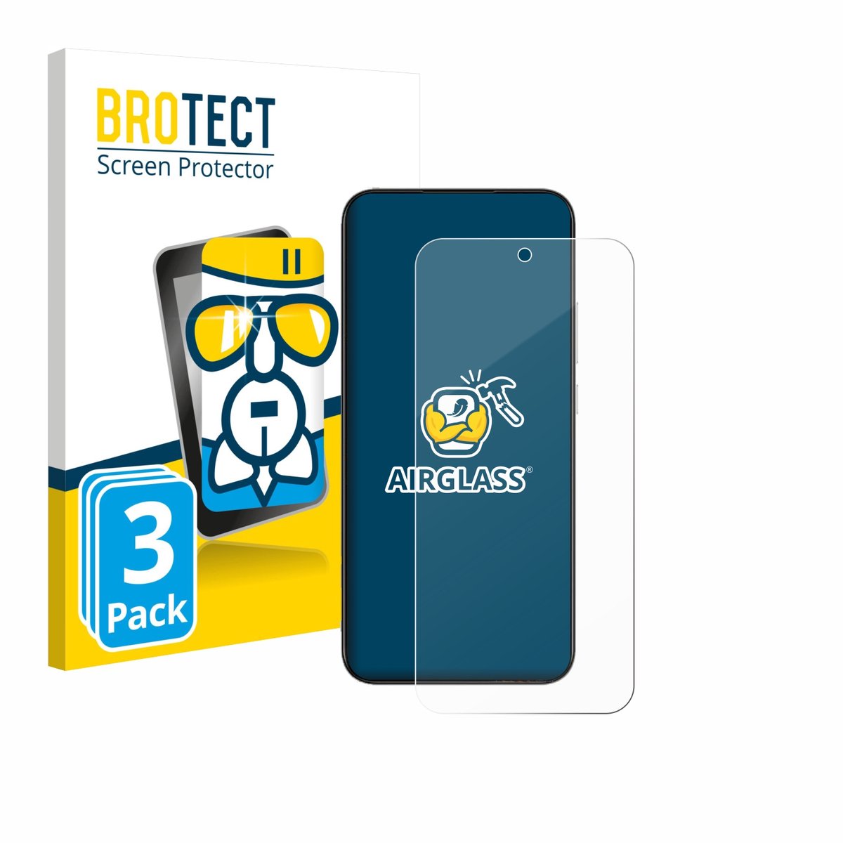 Screenprotector 3 Stuks voor realme Narzo 90 Beschermglas transparant