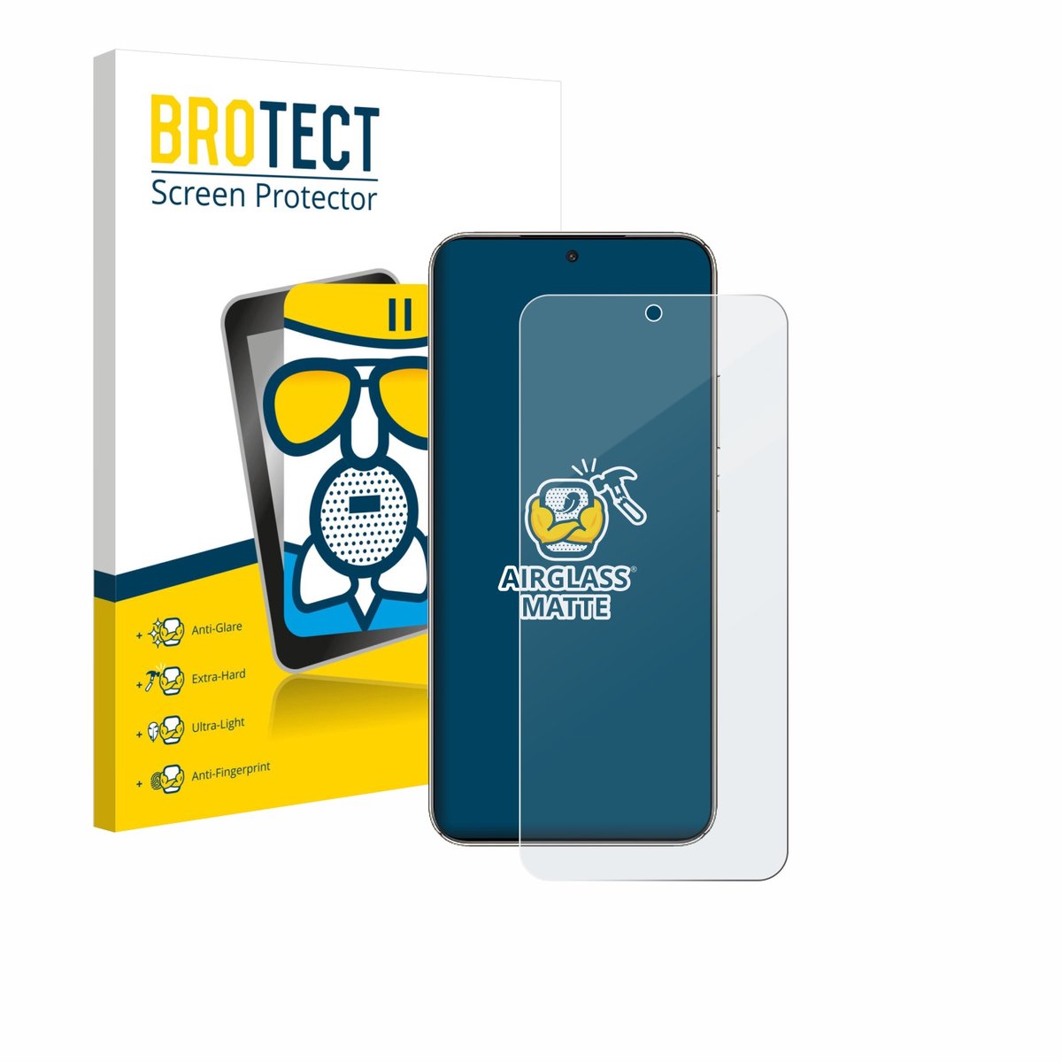BROTECT - Screenprotector voor Honor X70 - Folie Beschermfolie Beschermglas matte