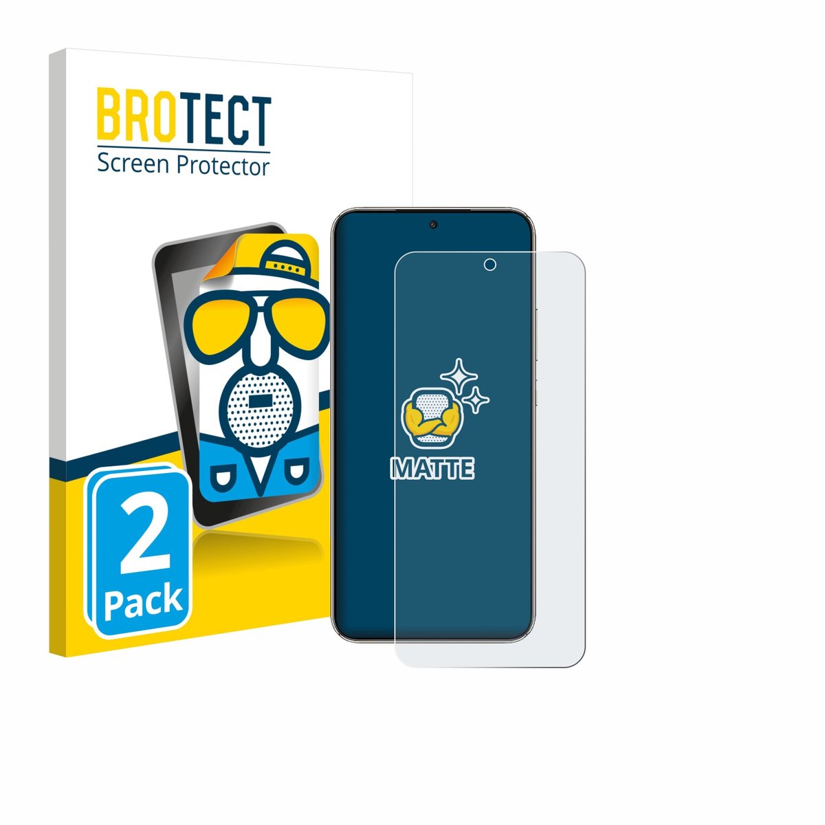 BROTECT - Screenprotector voor Honor X70i - Folie Beschermfolie matte 2 Stuks