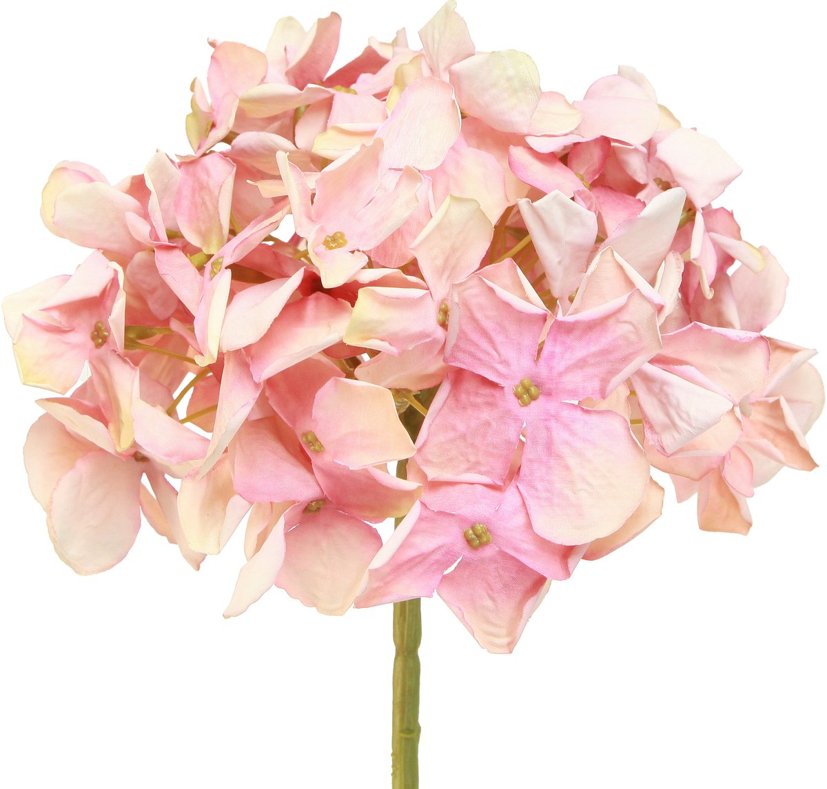 Viana Elegante kunsthortensia in pastelroze 58cm 2st