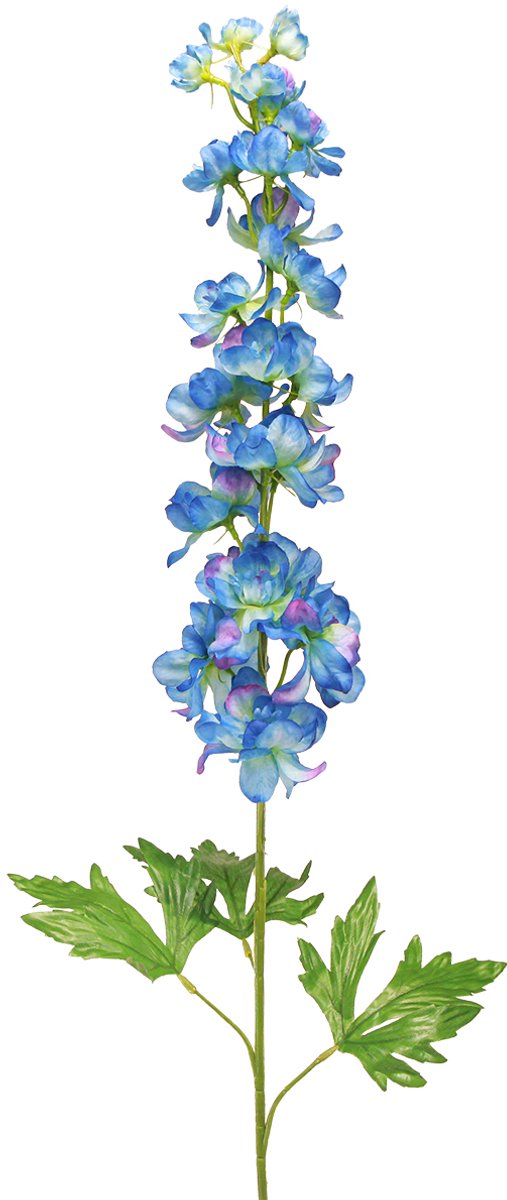 Viana Delphinium Kunstbloem in Blauwe Tuin L88cm 2st