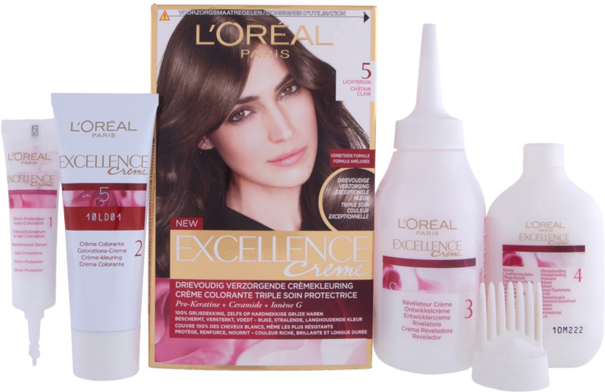 L'Oréal Paris Excellence Crème 5 - Lichtbruin - haarverf