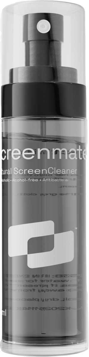 Screenmate® ScreenCleaner – Schermreiniger - Beeldscherm Reiniger met Microvezeldoek - Screen Cleaner Spray voor Laptop, Monitor, Tablet & TV
