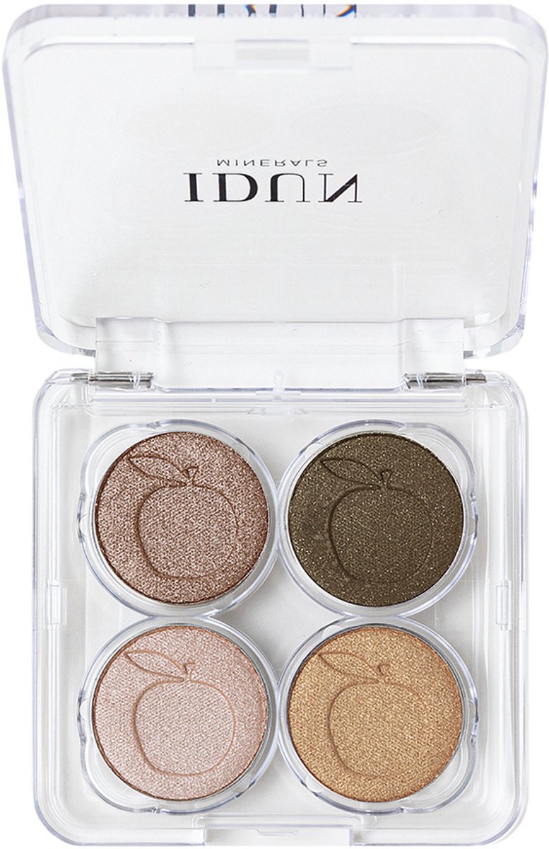 Idun Minerals Oogschaduw - Oogschaduwpalet Brunkulla- 4 Kleuren