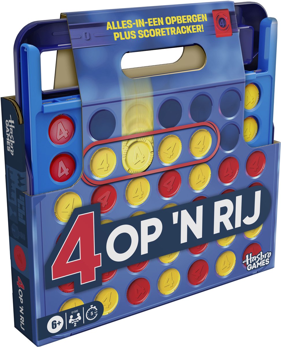 Vier op een Rij - Gezelschapsspel - Nieuwe Editie — afbeelding 2