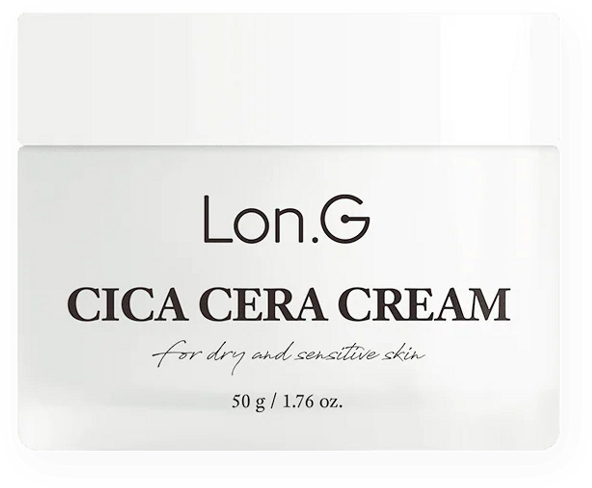 Lon.G CICA CERA CREAM – Kalmerende Gezichtscrème met Centella & Ceramide – Hypoallergeen – Korean Skincare – 50 ml