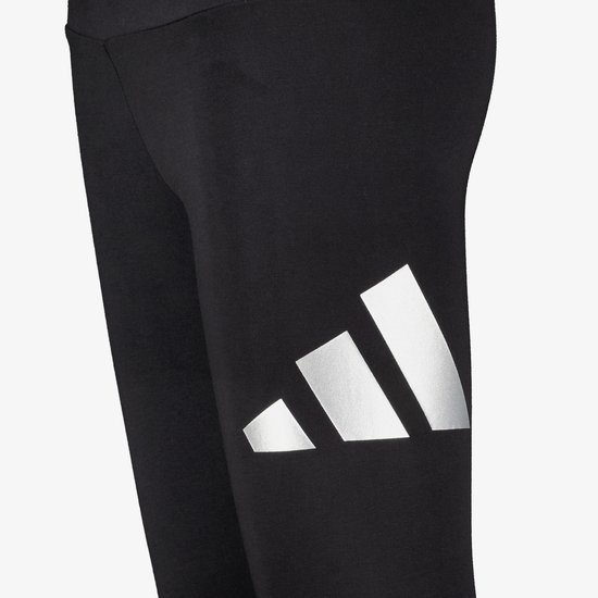 Adidas JG Glam meisjes sportlegging zwart zilver - Maat 140/146 van Merkloos — afbeelding 2